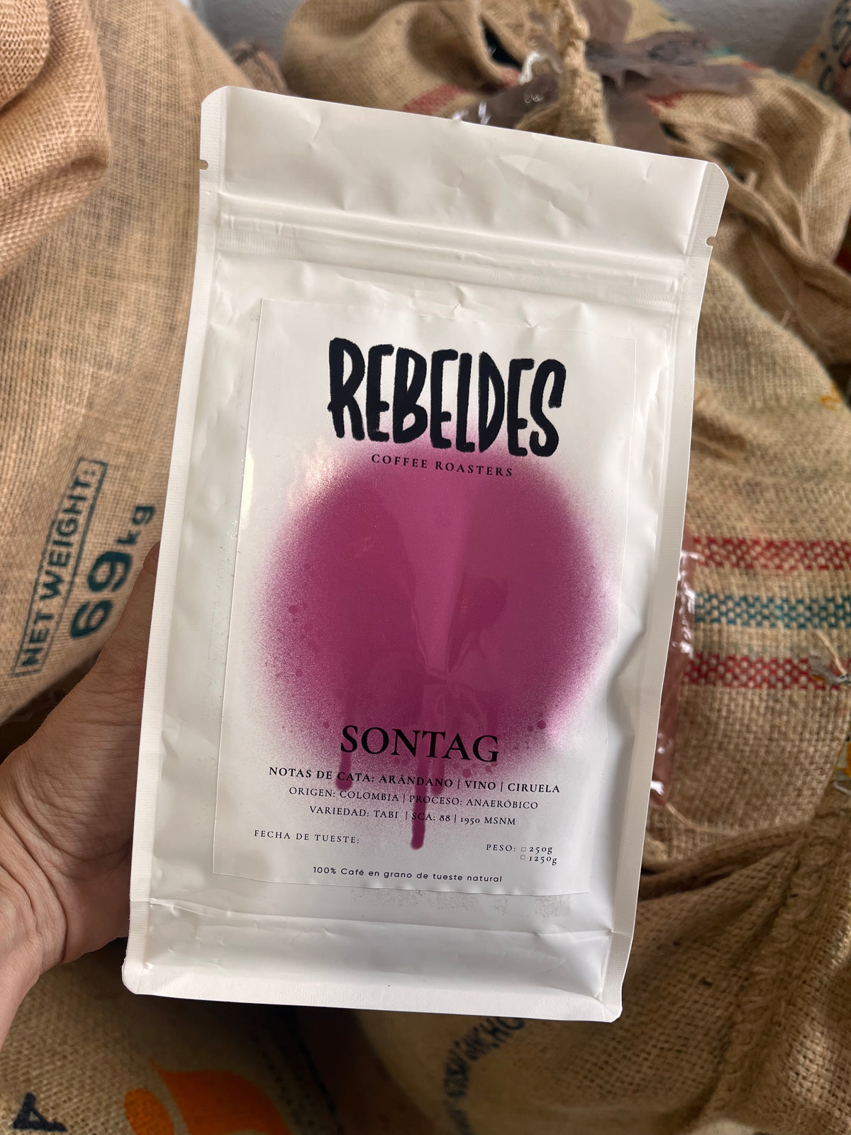 Sontag Colombia natural anaeróbico - Rebeldes Coffee