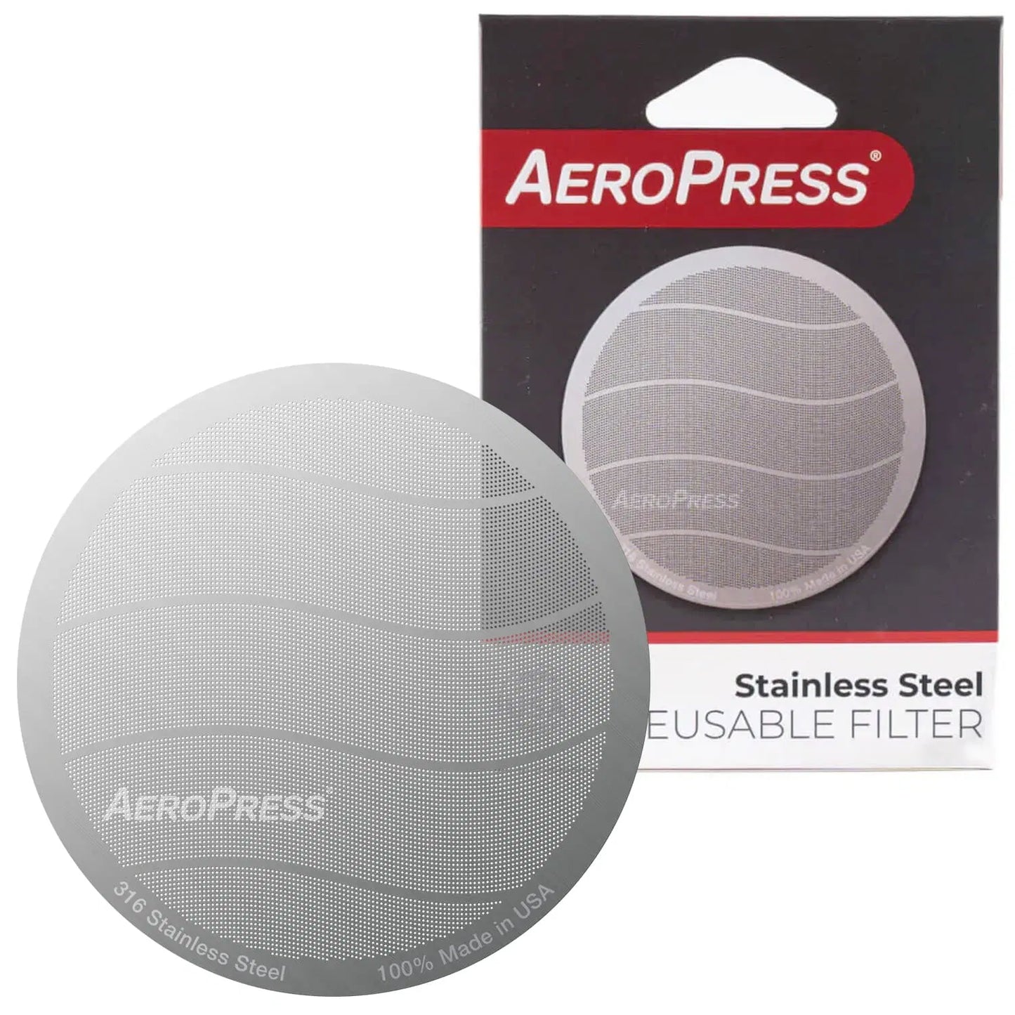 Filtro metálico AeroPress reutilizable